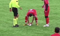 Maçta top isabet eden martıya kalp masajı