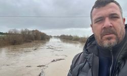 Menderes taşma noktasında: Çiftçiler akan suya bakıp dert yandı