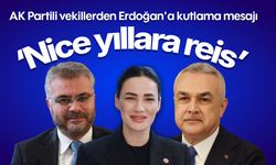 AK Partili vekillerden Erdoğan'a kutlama mesajı; "Nice yıllara reis"