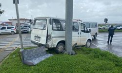 Aydın'da otogar kavşağında kaza; 1 yaralı