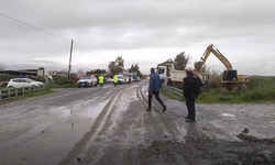 Aydın'da yolun kapanma riski böyle önlendi