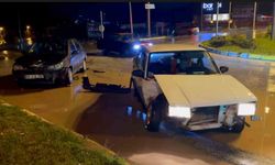 Aydın'da korkutan kaza: İki araç çapıştı