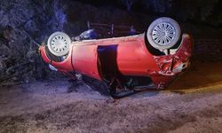 Kuyucaklı muhtar ve ailesi ölümden döndü: Takla atan araçta 4 kişi yaralandı