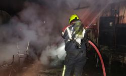 Nazilli’de panik gecesi: Binadan alevler yükseldi