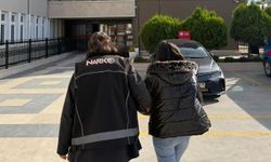 Aydın'da yolcu otobüsünde uyuşturucuyla yakalanan kadın tutuklandı