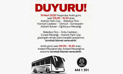 Nazilli’de Bayram öncesi mezarlıklara ücretsiz servis hizmeti