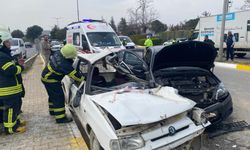 Karşı şeride geçti, başka araca çarptı; 1 ölü