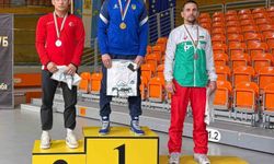 ADÜ’lü güreşçi uluslararası turnuvada gümüş madalya kazandı