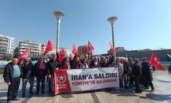 Aydın'da İran'a saldırılar protesto edildi