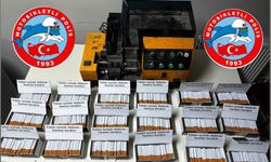 Aydın'da kaçak sigara operasyonu: Araçtan 3 bin 600 dolu makaron çıktı