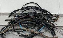 Aydın'da milyonluk kablo hırsızlığı