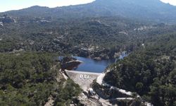 Aydın'da Bağarcık Göleti tamamlandı, su tutmaya başladı