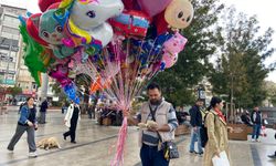 Balon satarken örnek oluyor: Aydın’da herkesi şaşırtan görüntü