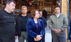 Başkan Gençay'dan yangında zarar gören esnafa ziyaret