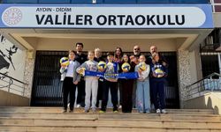 Didim’de okullara voleybol ziyaretleri devam ediyor