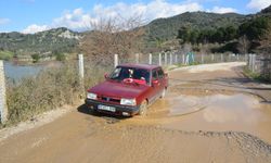 Germencik’teki yol, Off-Road parkuruna döndü