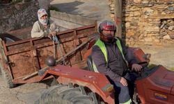 Sıfır riskli traktör yolculuğu! Karacasulu çiftçi hem canını hem cebini korudu