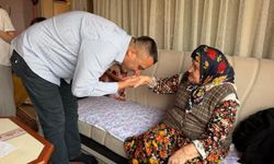 Nazilli Ülkü Ocakları şehit ailelerini unutmadı