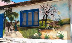 Aydın'ın o mahallesi sanata boyandı: Bir duvarla başladı