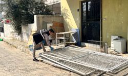 Nazilli’de talihsiz kaza: Yolda yürürken başına demir isabet etti, ağır yaralandı