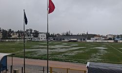 Didim'de aşırı yağış maç iptal ettirdi
