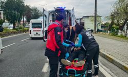 Nazilli’de korkutan kaza: Motosiklet sürücüsü ölümden döndü