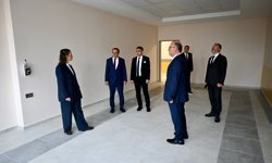 Hayırsever katkısıyla yapılan okulda son durum değerlendirildi