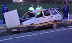 Takla atan otomobilde 1 kişi öldü, 4 kişi yaralandı