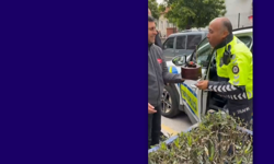 Nazilli esnafından sürpriz: Polislerin önünü kestiler