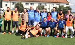 Aydın’da Roman gençler dostluk maçı yaptı