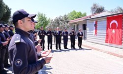 Aydın'da vefa örneği: Şehit polisin adı poligona verildi