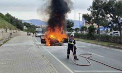 Aydın'da aynı noktada ikinci yangın