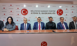Bakan Tekin'den MHP Aydın'a ziyaret