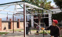 Bozdoğan’da sosyal alanlarda düzenleme çalışmaları devam ediyor