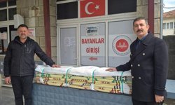 Germencikli hayırsever başkandan camiye destek