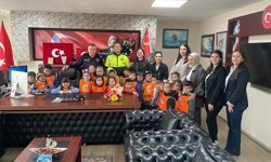 Hem eğlendiler hem öğrendiler: Nazillili minikler polis haftasını kutladı
