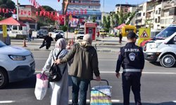 İncirliova zabıtası, vatandaş çarpılmasın diye görev yaptı