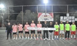 Karacasu’daki turnuvada anlamlı mesaj: "Okullarda şiddete hayır!"