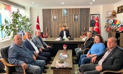 Koçarlılı muhtarlardan Cihangiroğlu’na ‘hayırlı olsun’ ziyareti