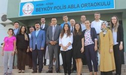 Köşk Beyköy Poliis Abla Ortaokulu’nu gururlandıran mektup