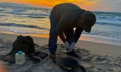 Kuşadası sahilinde kahreden olay