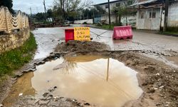 Nazilli’de DSİ çalışması tehlike saçıyor : Açılan çukur suyla doldu