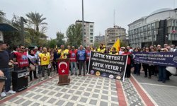 Nazilli'de öğretmenler eylem yaptı : "Okullarda can güvenliği risk altında"