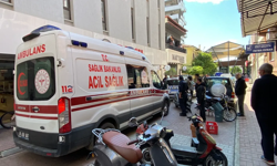 Nazilli'de talihsiz kaza: Montelediği tabelanın altında kaldı