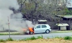 Aydın'da korkutan yangın: Seyir halinde alev aldı