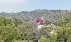 Söke'de nefes kesen kurtarma: Ambulans helikopter havalandı