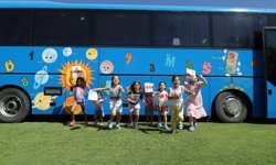 Nazilli’de çocuklara özel Mobil Oyun Otobüsü mahalle mahalle geziyor
