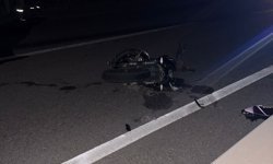 Motosiklet sürücüsünün acı ölümü