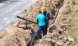 Efelere yeni içme suyu hattı