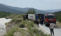 TIR sürücüsü feci şekilde hayatını kaybetti